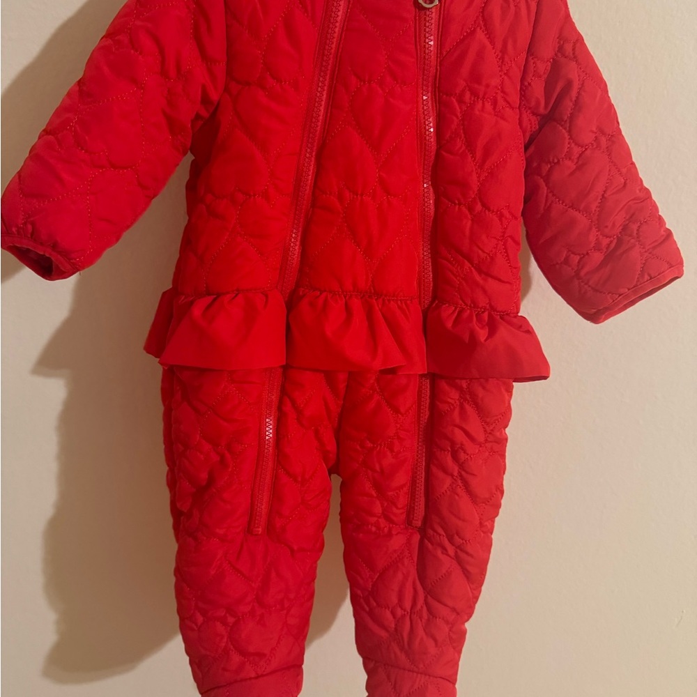Jessica Simpson Infant Girls Red Quilted 9M